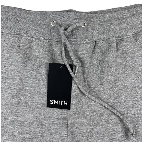 New Smith Men US XL Grey Sweet Pants Sport Casual Logo Joggers Elastic Waist - Picture 6 of 12